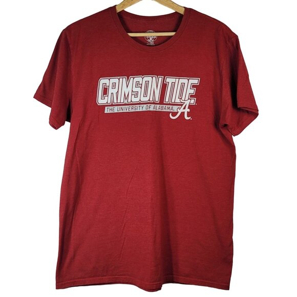 Rivalry Threads 91 Unisex University of Alabama T Shirt Red Large Crimson Tide - Picture 1 of 6